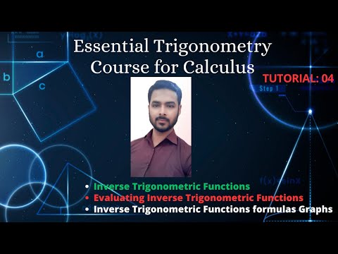 Lesson 04 Inverse Trigonometric Functions | Horizontal and Vertical Line Test for Functions