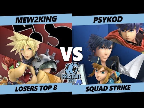 Frostbite 2020 SSBU Losers Top 8 - MVG | Mew2King Vs. SWG | PsyKoD - Smash Ultimate Squad Strike
