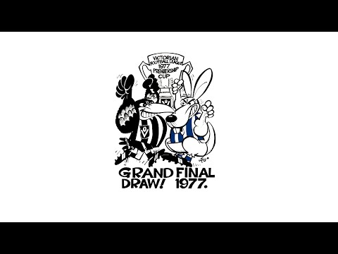 FULL GAME 1977 VFL Grand Final DRAW - North Melbourne v Collingwood (60fps 4:3)