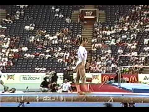 11th Team FRA Virginie Machado BB - 1991 World Gymnastics Championships 9.650