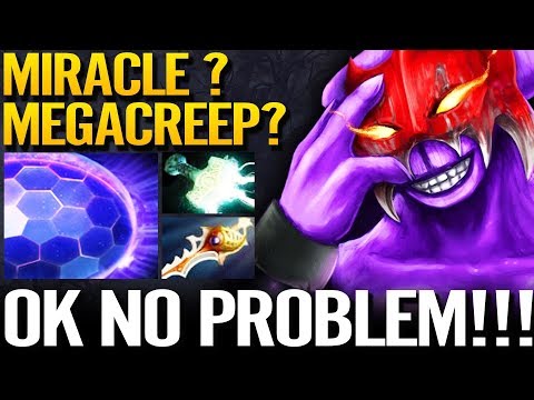 Divine Rapier MegaCreeps Defended - GOD Faceless Void Hard Carry Comeback Dota 2