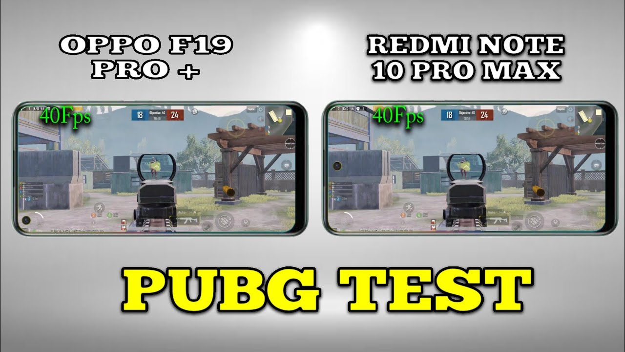 OPPO F19 Pro+ VS Redmi Note 10 Pro Max FULL Pubg | PUBG TEST • GRAPHICS , GYRO , FPS WHICH IS BEST