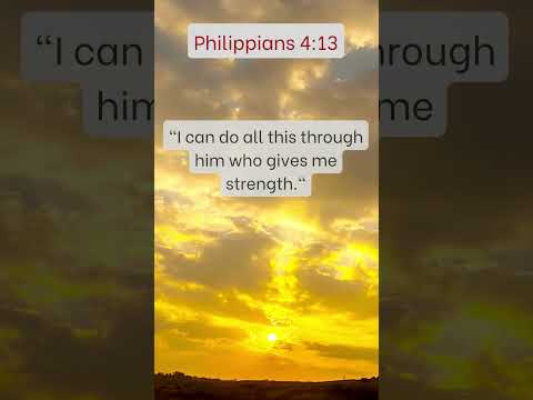 ♱ Philippians 4:13 (NIV): ♱