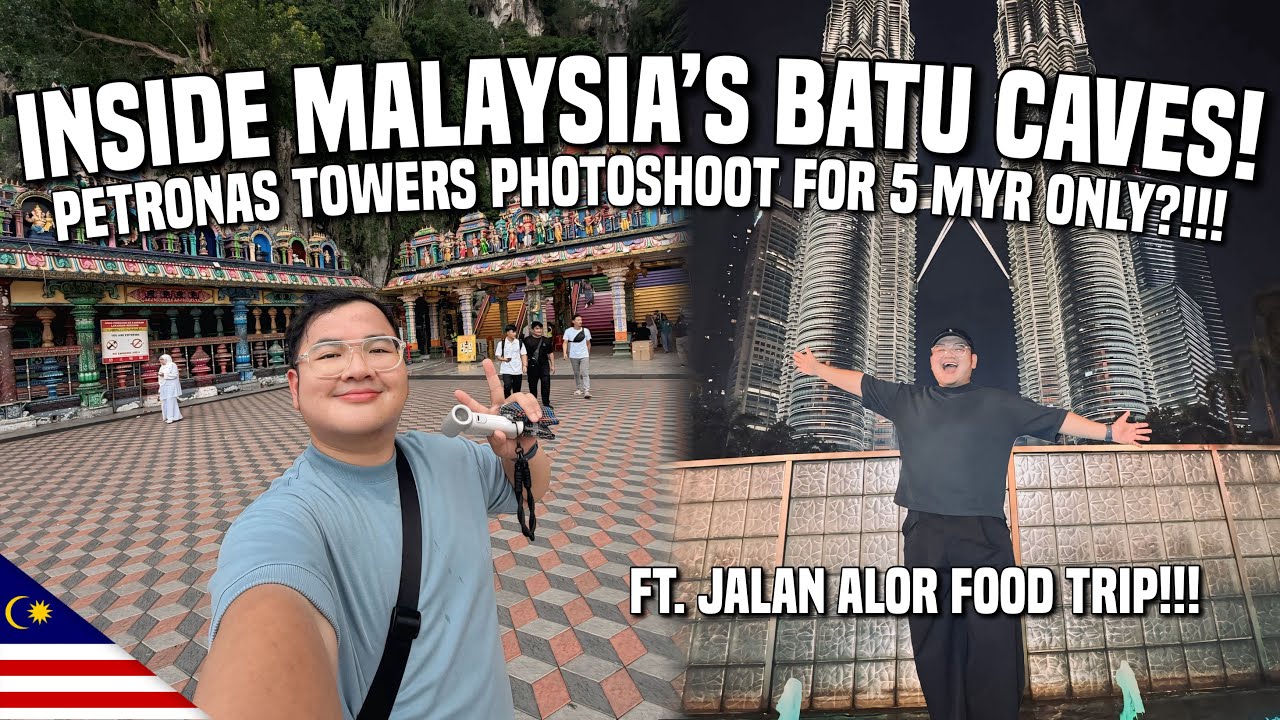 INSIDE MALAYSIA’s BATU CAVES + JALAN ALOR FOOD TRIP! 🇲🇾 | Ivan de Guzman