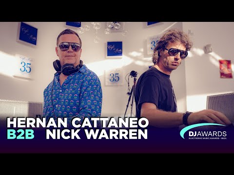 DJ Awards Exclusive Sunset 2019 - Hernan Cattaneo b2b Nick Warren Live @Café Del Mar