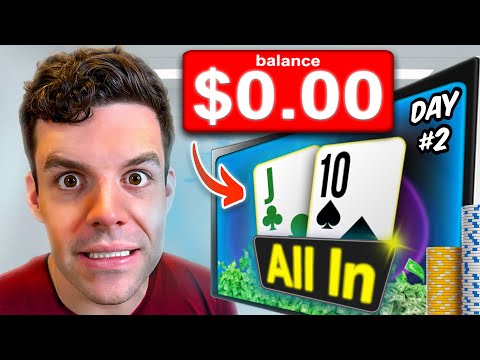I’m Restarting My Poker Career at $0 - Day 2