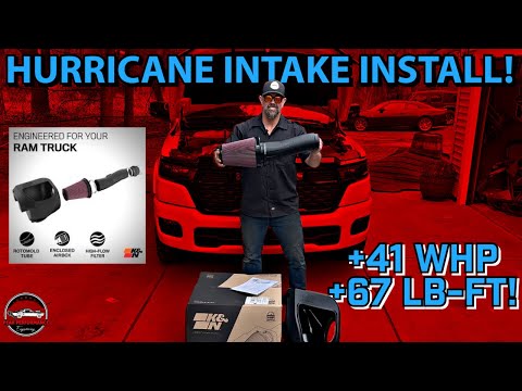 50-1598 K&N Intake- 2025+ Ram 3.0L TT Hurricane- Install, Review, 0-60, sound clips