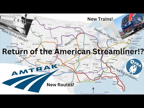 Is this the return of American Streamliners?: A Ramble About The FRA Long Distance Trains Proposal