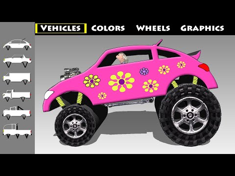 Custom Vehicles - Build A Monster Truck
