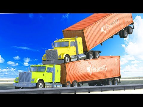 CRAZY Stunts and Crashes Beamng Drive