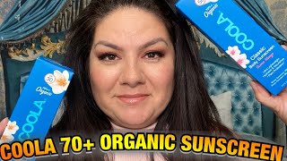 COOLA 70+ ORGANIC HYDRATING SUNSCREEN WEST TEST & REVIEW #co