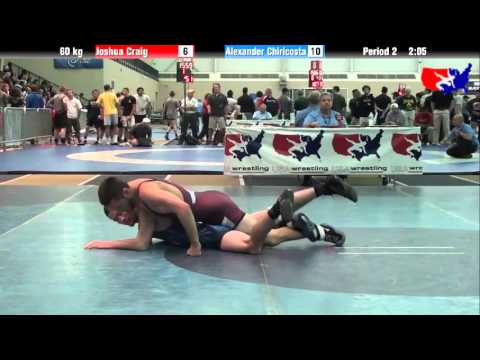 Joshua Craig vs. Alexander Chiricosta at 2013 ASICS University Nationals - FS