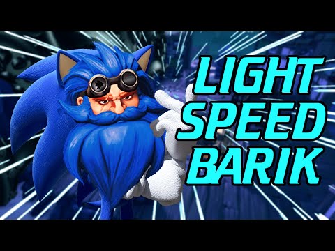 LIGHT SPEED BARIK!!! (and an Unofficial Penta) - Paladins EPIC Meme Build