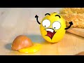 Ho Are You OK Secret Life Of Fruits Doodles Animation 3D Cute Food Talking Things Super Lime