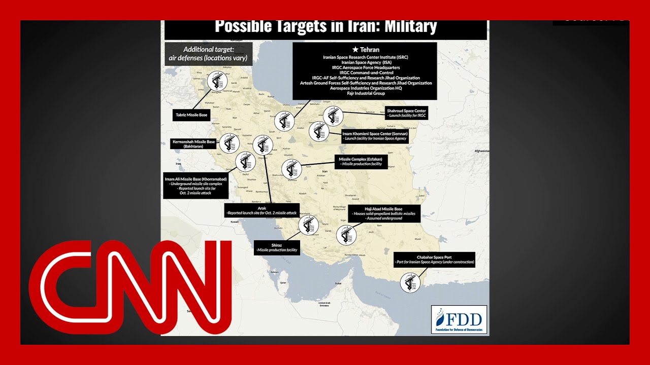 See where Israel may strike in Iran, and hear how Iran will defend themselves