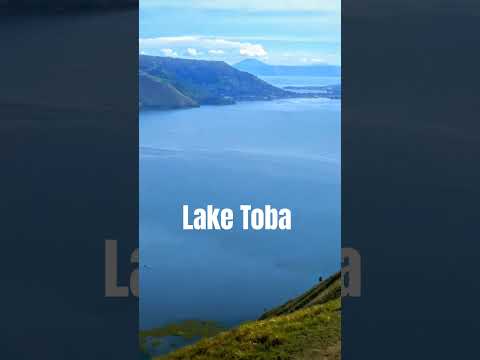 the largest volcanic lake in the world, Lake Toba #indonesia #laketoba #danautoba #sumatra