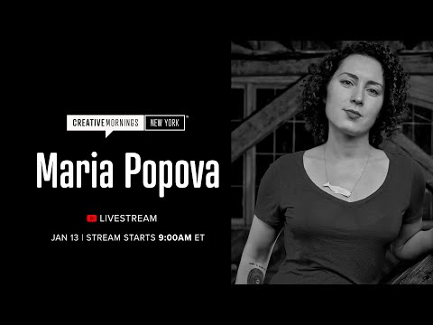 CreativeMornings/NewYork: Maria Popova on Sanctuary [Livestream]