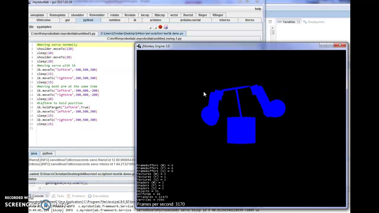 ik demo with jmonkey