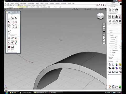 Autodesk Alias Automotive 2012 tutorial