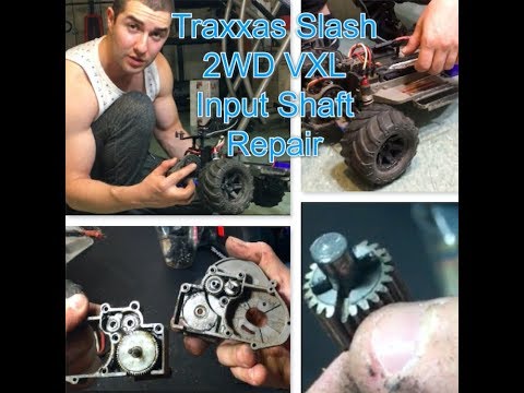 Traxxas Slash 2WD Input Shaft repair (slipping trans issue fix)