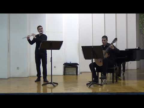 Aleksandar Loleski-flute and Georgi Trajkov-guitar with Piazzolla's Café 1903