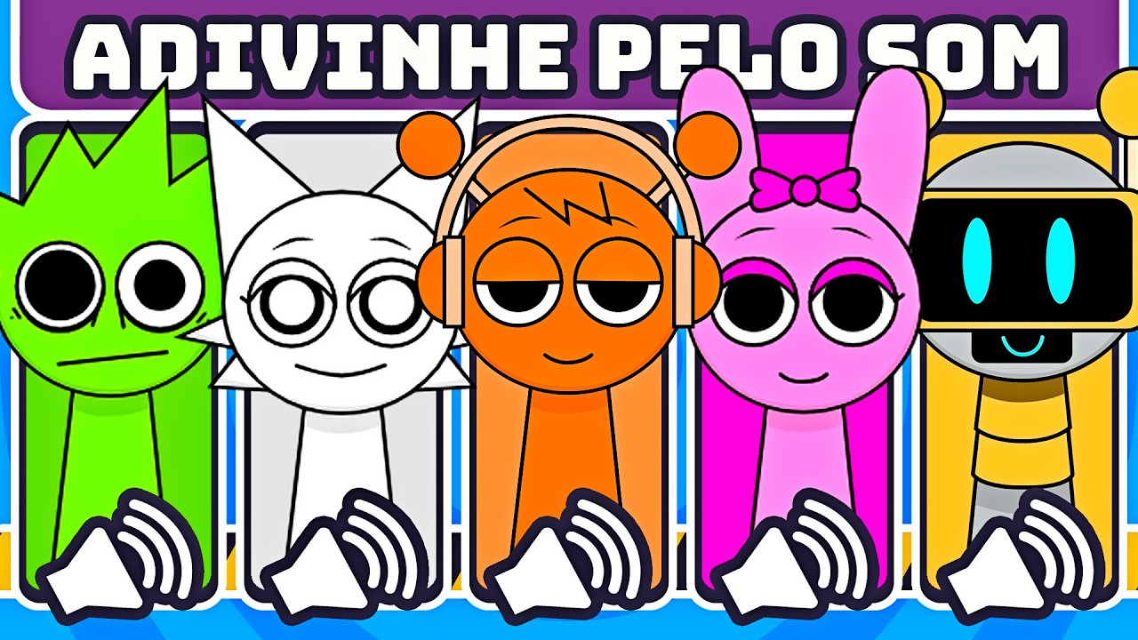 👁️🎧 INCREDIBOX SPRUNKI | ADIVINHE PELO SOM | Você conhece todos os personagens? 🗣️ | 🤖 #nickquiz