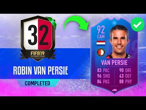 92 'END OF ERA' VAN PERSIE SBC CHEAPEST SOLUTION - #FIFA19 92 Robin Van Persie End of Era SBC Cheap