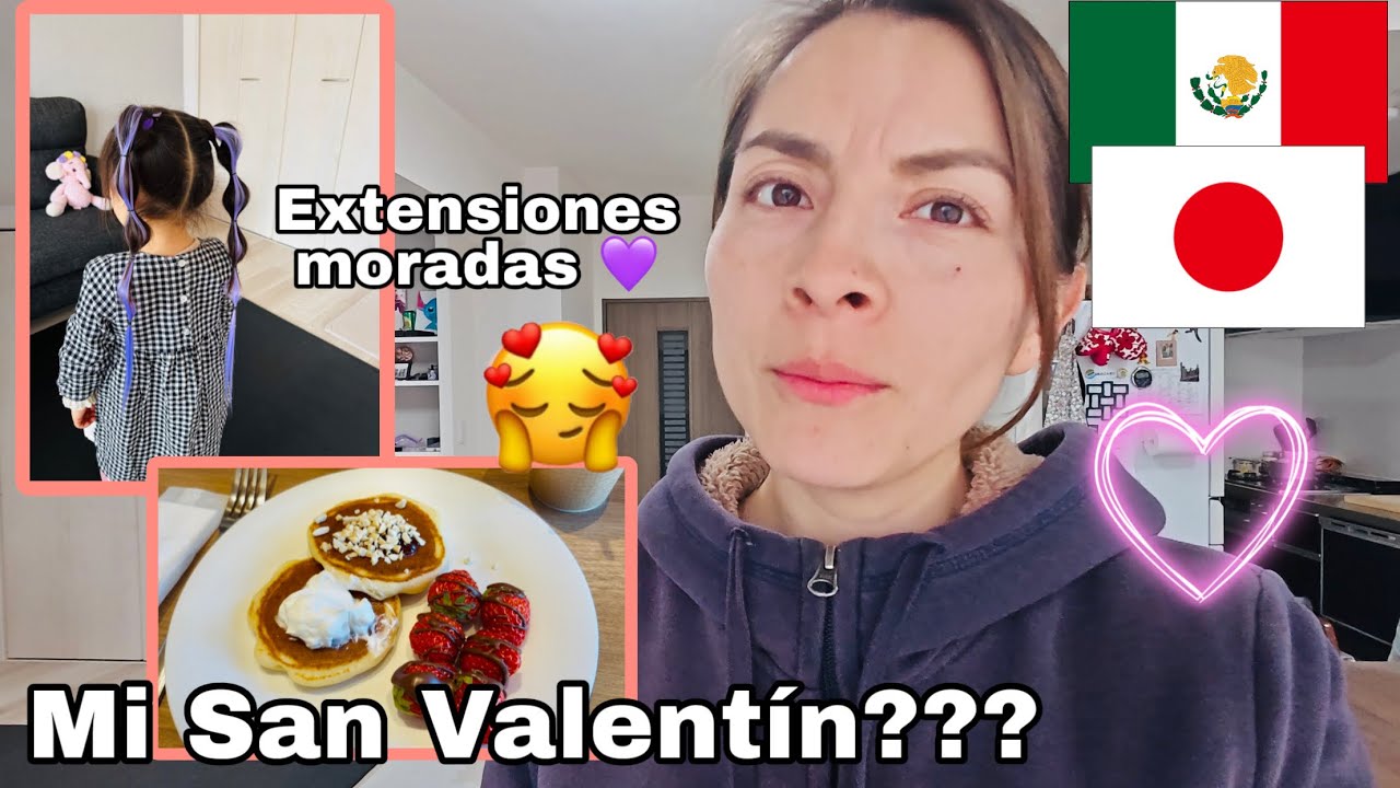 ¿SE VA LA LUZ EN JAPÓN? DÍA BLANCO. MI NIÑA CON EXTENSIONES MORADAS 💜