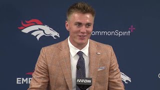 Watch Bo Nix's first Broncos press conference: ‘If I could’ve picked … I would’ve picked Denver’