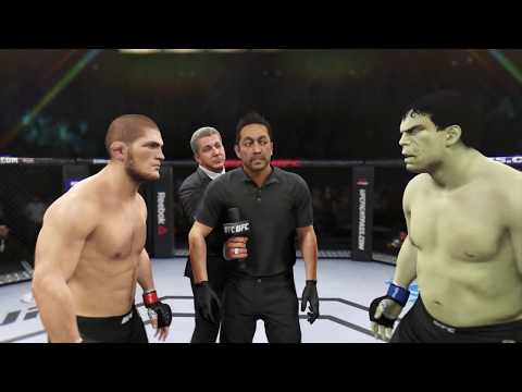 Khabib vs. Hulk (EA Sports UFC 2) - Champion Fight ☝️🦅