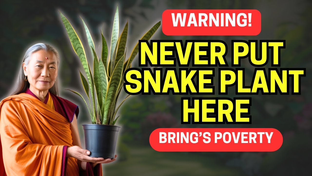 This Common Snake Plant Mistake Is BLOCKING Your Abundance! ✨ Ancient Buddhist Secret REVEALED
