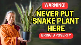 This Common Snake Plant Mistake Is BLOCKING Your Abundance! ✨ Ancient Buddhist Secret REVEALED