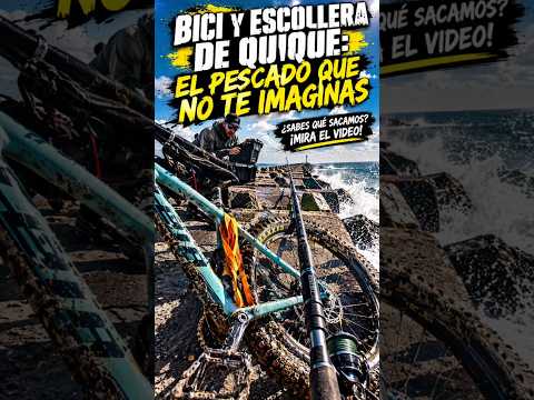 ¡PESCA EN BICI EN LA ESCOLLERA DE QUEQUÉN! #fishing #pescaria #pesca #argentina#buenosaires #neco