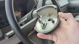1993 Chevy Astro Horn Pad Removal