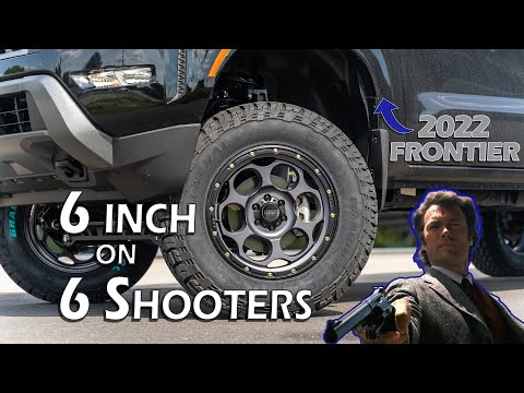 Lifted 2022 Nissan Frontier on Dirty Harry Approved KMC Wheels!