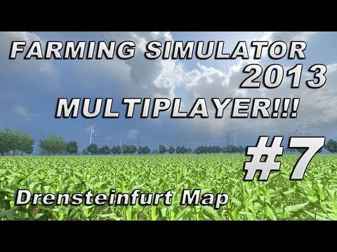 Let's Play Farming Simulator 2013 Multiplayer with ThomasSweden - Ep. 7 - Drensteinfurt Map!