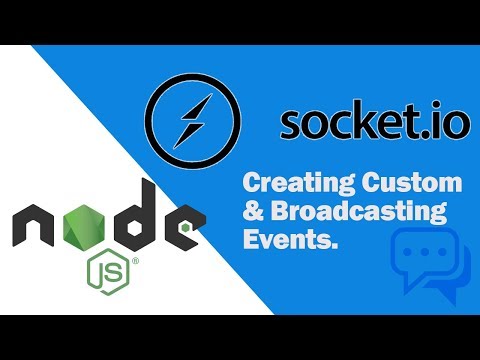 Node JS Socket IO Custom Broadcasting Events