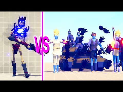 GRIEVING TITAN vs LEGACY Team - Totally Accurate Battle Simulator TABS