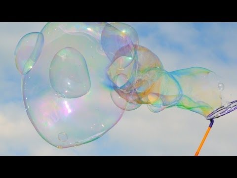 Giant Bubbles Popping in Slow Motion - The Slow Mo Guys
