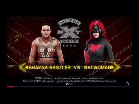 WWE 2K19 SHAYNA BASZLER Vs Batwoman