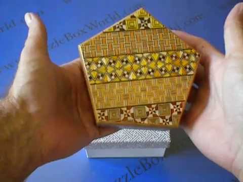 A Pentagon Japanese Secret Puzzle Box