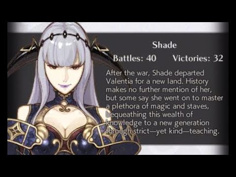 All units' Endings Including Cipher Units Fire Emblem Echoes Shadows of Valentia