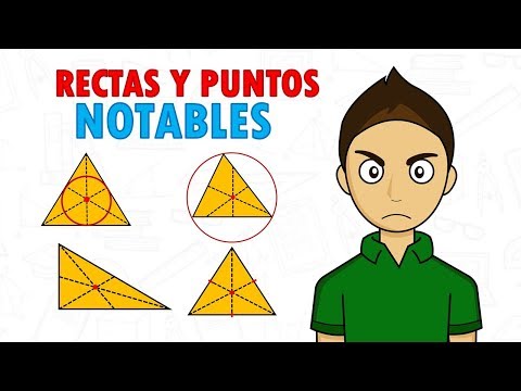LINES AND NOTABLE POINTS OF TRIANGLES Super easy - For beginners