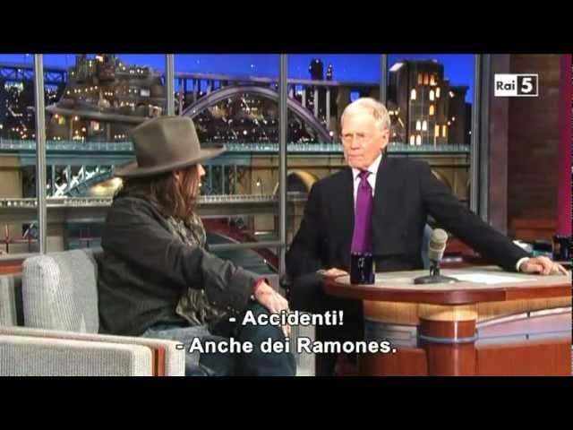 Johnny Depp @ David Letterman Show 21/02/13 SUB ITA SDDEFAULT Thumbnail