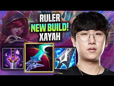 RULER TRIES XAYAH WITH NEW BUILD IN KR SOLOQ! - GEN Ruler Plays Xayah ADC vs Lucian!