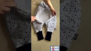 Dětský spací pytel s nožičkami 80 cm modré ovečky Kaarsgaren