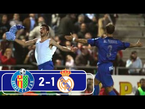 Resumen Getafe CF 2-1 Real Madrid LaLiga 2004/05