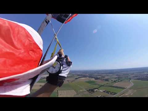 Test Springo 120 wingload 1.3 no wind conditions (Pamiers)