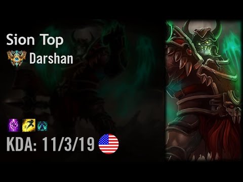 Sion Top vs Poppy - Darshan - NA Challenger Patch 6.8