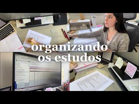 organizando os estudos pós-edital 🖇️ concurso TJ, dicas e planilhas